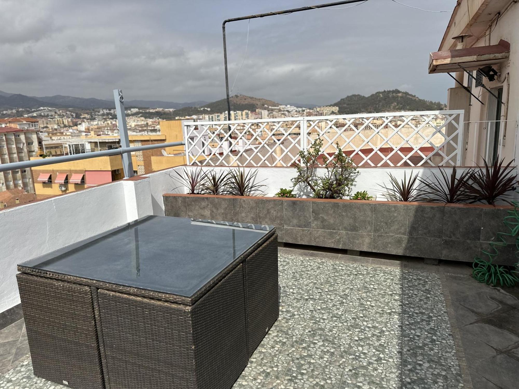 Atico Plaza Bailen Malaga Centro Apartman Kültér fotó